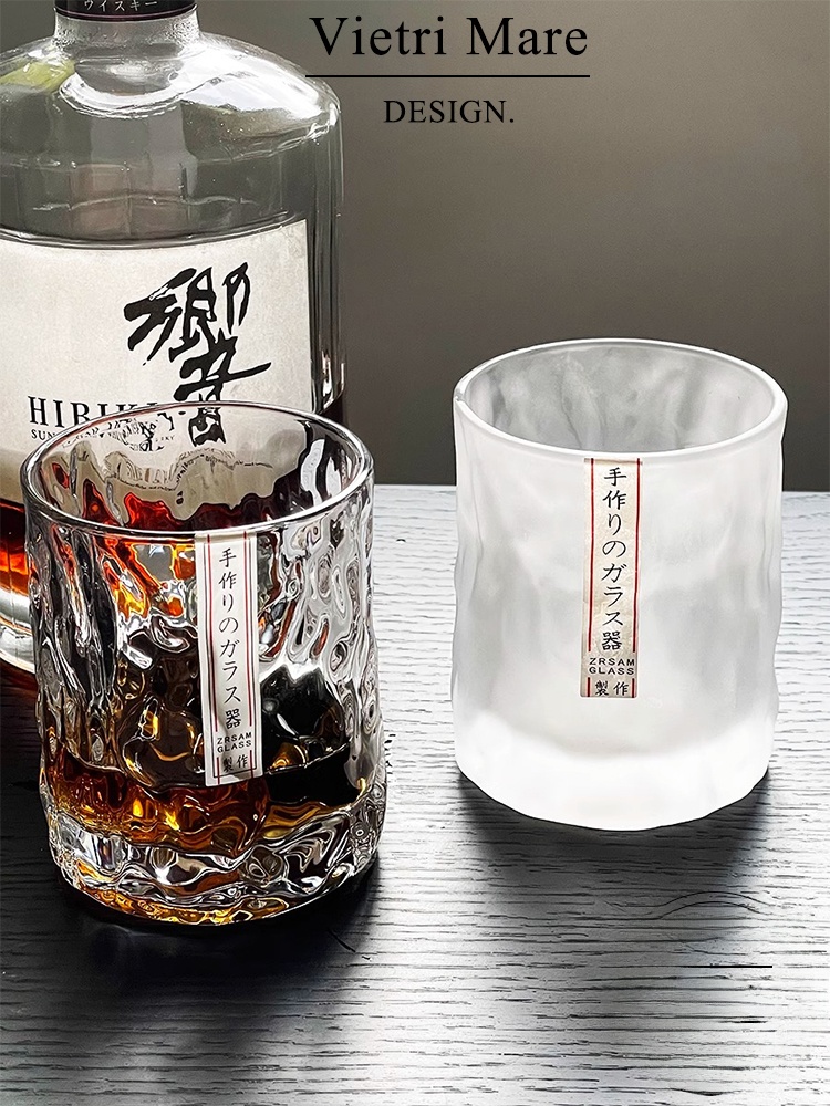 Crystal Wine Glass - Verre à whisky/bière artisanal vietnamien en