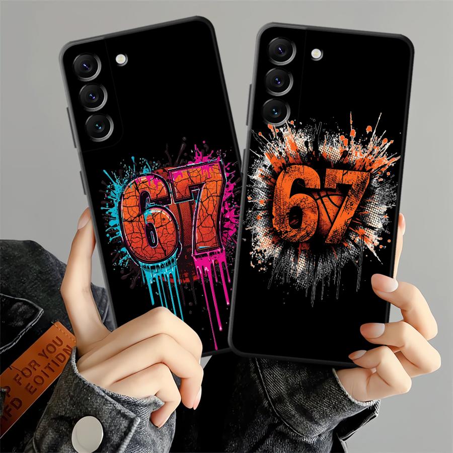 Samsung Galaxy A55 - Coque de téléphone Graffiti Basketball 67