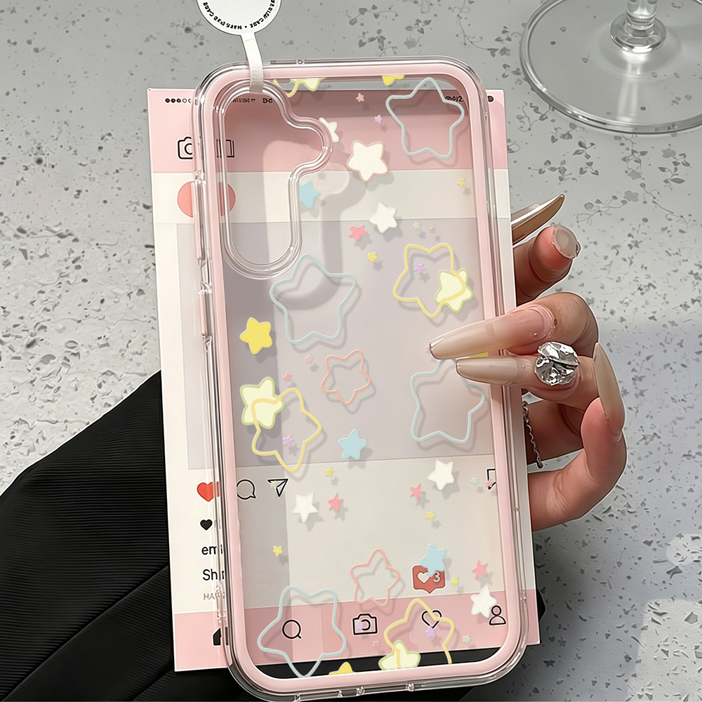 Samsung Galaxy A55 - Coque transparente 2 en 1 pour