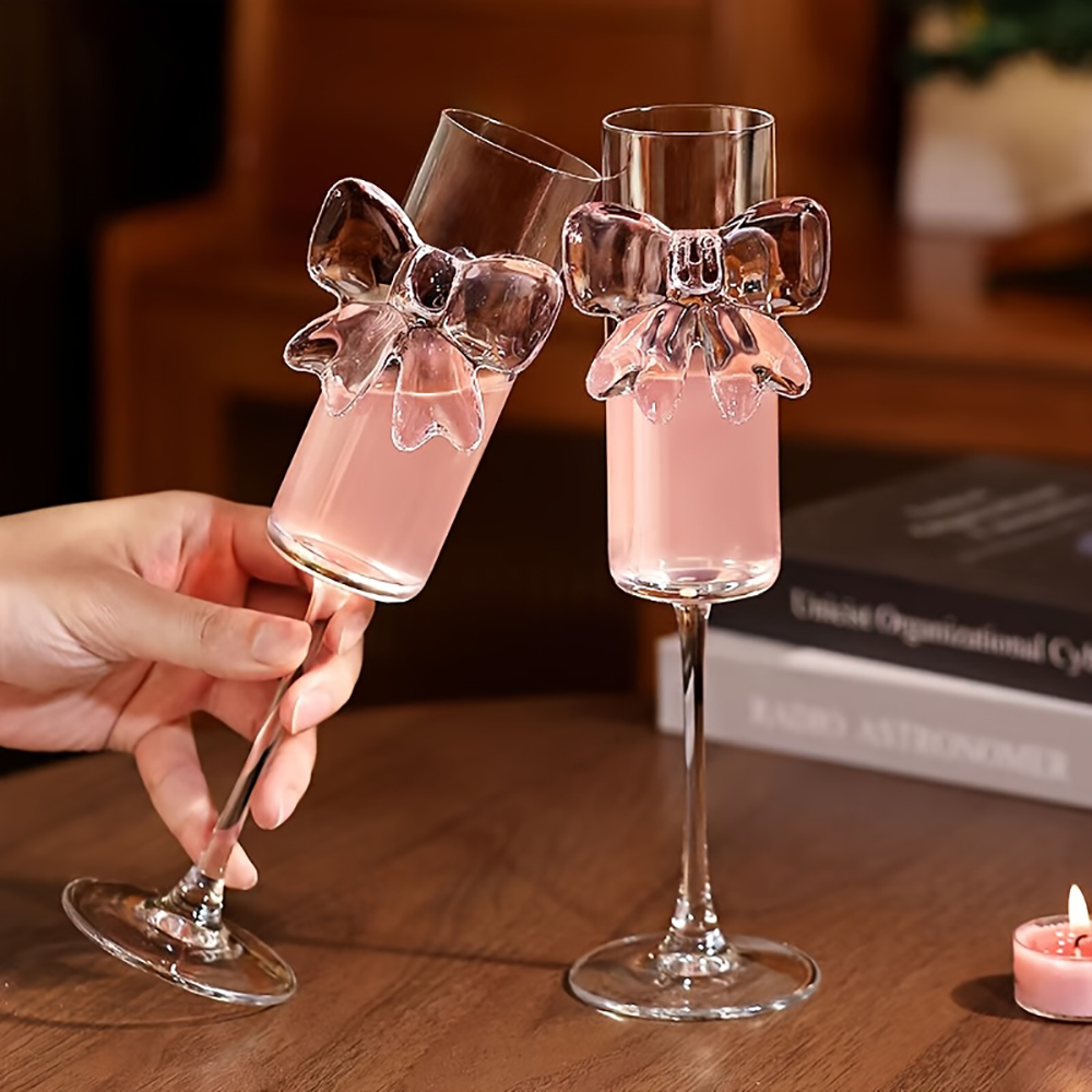 Lot de 1 verre à vin rose créa - Crystal Wine Glass avis et prix