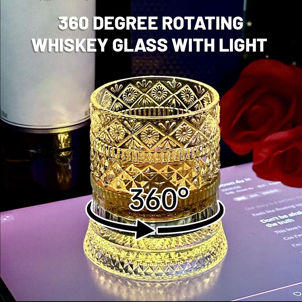Verre à whisky rotatif créatif - Crystal Wine Glass avis et prix