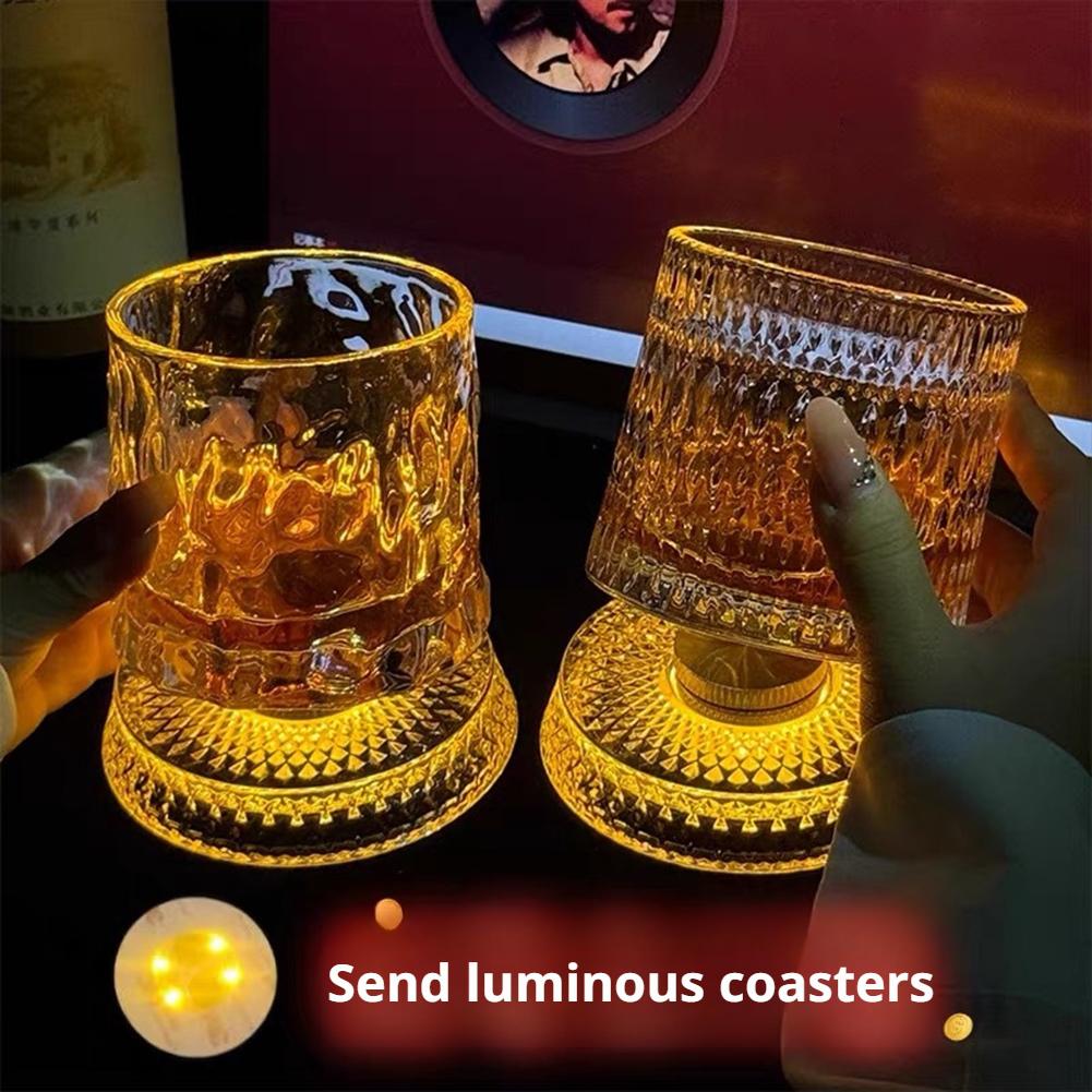 Verre à whisky rotatif créatif - Crystal Wine Glass avis et prix